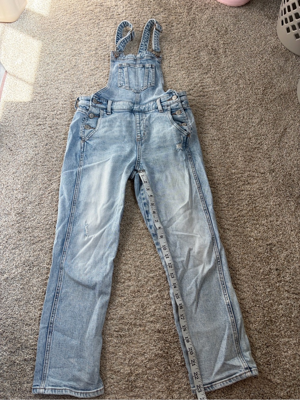 Old Navy Light Blue Denim Overalls